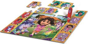 Dóra, a felfedező Adventure interaktív 24 db-os puzzle Clementoni