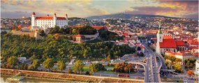 Kép - panoráma, Pozsony, Szlovákia (120x50 cm)