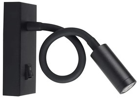 Kanlux 32522 - TONIL LED flexibilis lámpa 2,7W/230V fekete