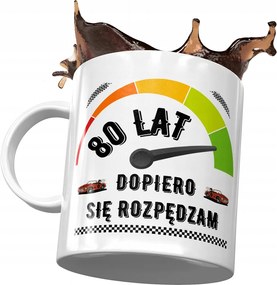 Születésnapi bögre 80 80-es 80-as évek Tökéletes Ajándék Nyomtatott Fotóval