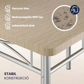 PAUL étkezőgarnitúra, 5 részes, tölgyfa Jurhan