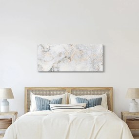 Egy fehér mandala képe (120x50 cm)