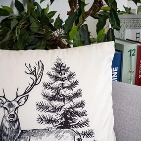 4Home Woodland Stag párnahuzat, 45 x 45 cm