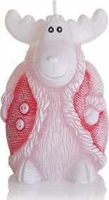 Rénszarvas gyertya Karácsonyi illatmentes Xmas Bartek Candles