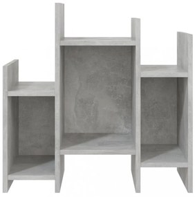 betonszürke szerelt fa kisszekrény 60 x 26 x 60 cm