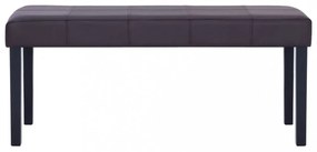 barna műbőr pad 106 cm