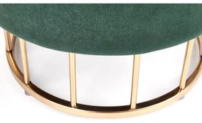 Taburet MINTY átm. 37 cm zöld/arany