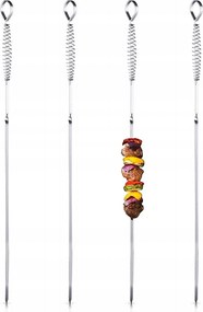 4x Acél spiccek Acél nyársak Grill nyársak