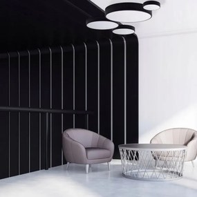 Mennyezeti lámpa CLEO 6xE27/24W/230V á. 80 cm fekete