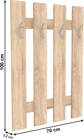 Fogaspanel, sonoma tölgyfa, KORADO NEW KV11