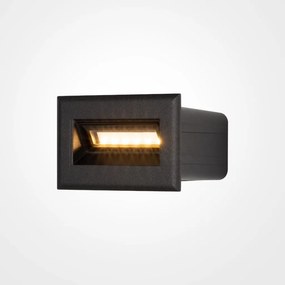 MAYTONI O045SL-L3B3K BOSCA Kültéri Falba Építhető Lámpa Fekete LED