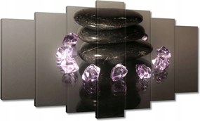 Festmények 140x80 Lila kristályok