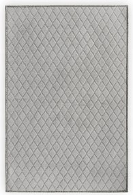 Szőnyeg Szürke Modern 100X200 Rombusz 3D Divatos