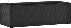 vidaXL antracitszürke kerti magaságyás öntözőrendszerrel 100x43x33cm
