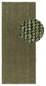 Khaki juta futószőnyeg 80x200 cm Bouclé – Hanse Home