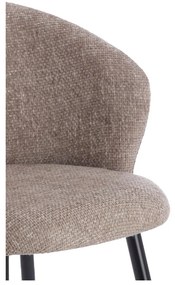 Bézs fém étkezőfotel szett 2 db-os Radaja – Light &amp; Living