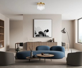 Italux glamour modern mennyezeti lámpa naute arany itxplf-40931-7a-gd