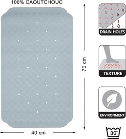 Csúszásgátló alátét fürdőkádba 40x70 cm Ruby – Spirella