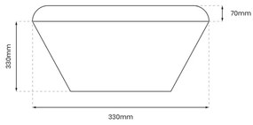 LED Fürdőszobai mennyezeti lámpa NEMO LED/17W/230V IP44 arany