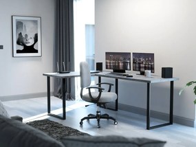 Sarok PC asztal Vintid (szürke beton). 1054974