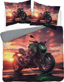 Ágyneműhuzat Kétoldalas 220x200 Motorkerékpár Versenyző