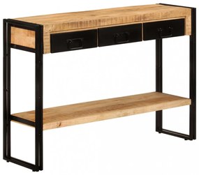 tömör mangófa tálalóasztal 110 x 30 x 76 cm
