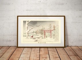 Japán Fa Kobayashi Kiyochika 1882 méret 50x30cm