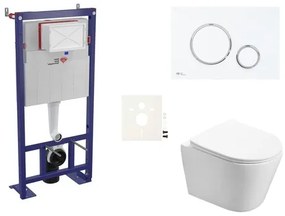 Fali WC szett SAT előtétfalas szereléshez + SAT Infinitio WC SIKOSSIN76