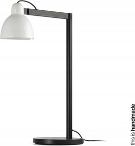 Faro Venice asztali lámpa fehér/fekete, kerámia ernyő, E27, 15W