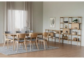 Szürke-natúr színű étkezőszék szett 2 db-os Kato - Rowico