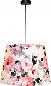 Lámpa Függő Csillár E27 Virágok Lámpabúra Kúp 30x40 h28 Primavera