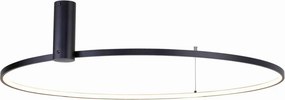 ZUMA LINE 89429-90BK HORIK Kerek Mennyezeti Lámpa Fekete LED IP20