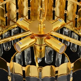 Brilagi - Láncos CRISTAL csillár 5xE14/40W/230V, átmérő 38 cm