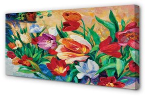 Canvas képek virágok 120x60 cm