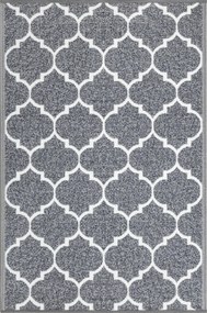 Csúszásgátló Szőnyeg Lóhere Szürke Étkező Konyha Clover 100x200 cm