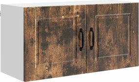 vidaXL Konyhaszekrény polcokkal Füstölt tölgy 80 x 31 x 40 cm Faanyag