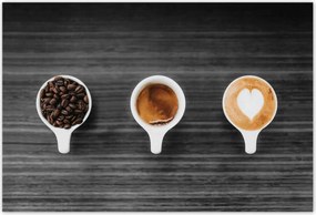 Poszterek 185x125 Kávék a konyhába Kávék Kávé