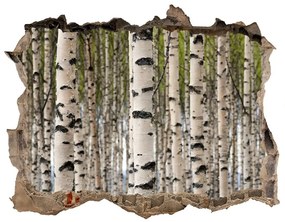 Lyuk 3d fali matrica Nyírfa erdő nd-k-31867188