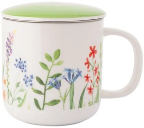 Altom Porcelán bögre teáskannával és fedővel Nature Awakening 380 ml