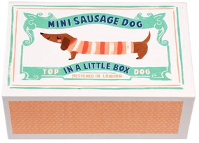 Plüssjáték Mini Sausage Dog in a Little Box – Rex London