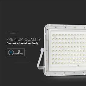 LED kültéri napelemes reflektor LED/20W/3,2V 4000K fehér + DO