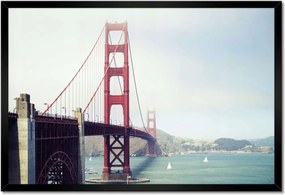 Poszterek keretben 60x40 Golden Gate nappal