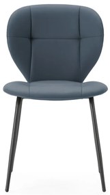 Sötétszürke étkezőszék szett 2 db-os Maura – Marckeric