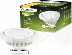 Led izzó G53 AR111 GU10 15W 100W 1521lm 3000K Meleg 38° 12V Lumiled