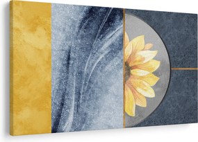 Kép - Formák és a virág (90x60 cm)