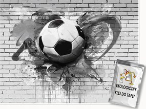 Fotótapéta Gyerekeknek Foci 3D Gyerek Tapéta Flizelina 200x140