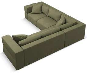 Világoszöld sarokkanapé (variálható) Esther – Milo Casa