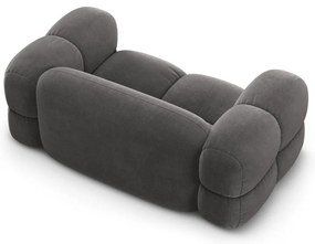 Szürke bársony kanapé 180 cm Loretto – Cosmopolitan Design