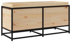 tömör fenyőfa kerti virágláda 100 x 40 x 50 cm