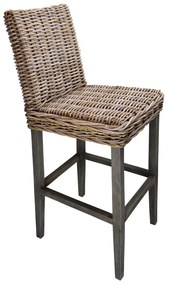 Barna rattan bárszék 120 cm – Ego Dekor